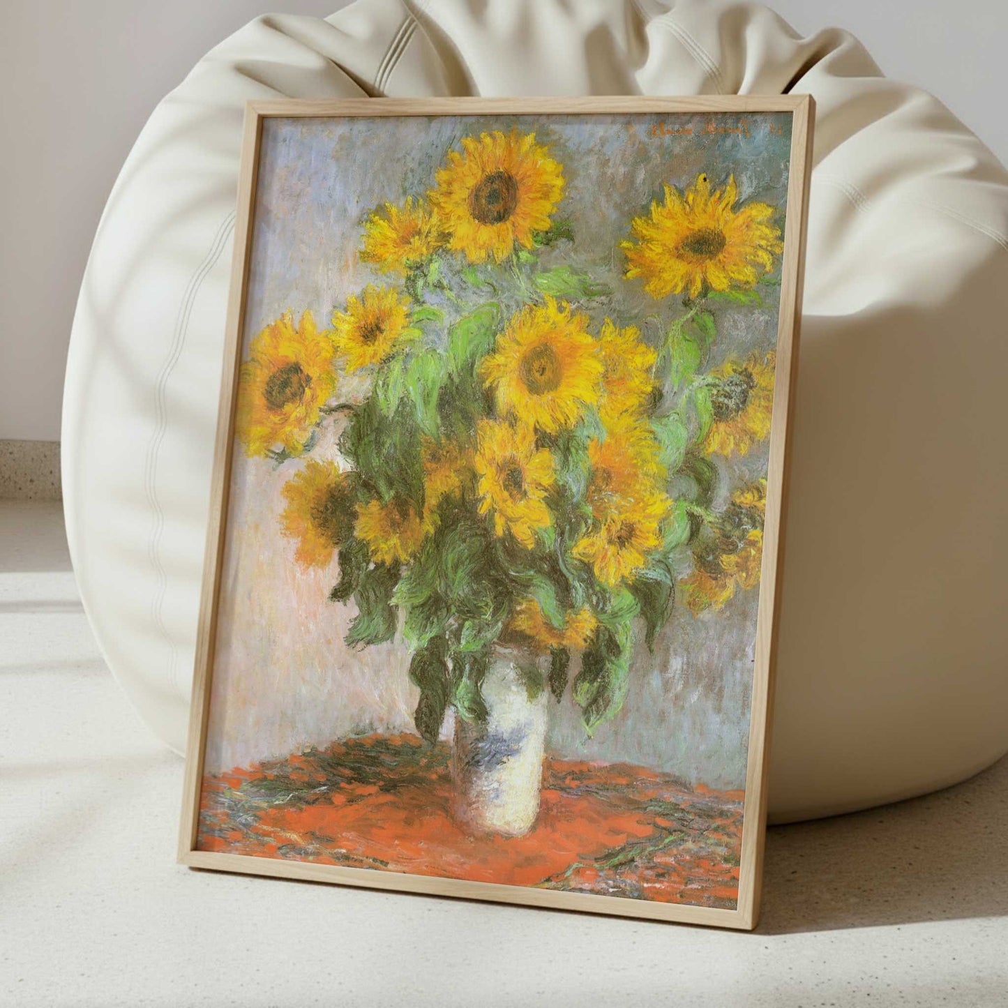 Sunflowers (1881) by Claude Monet – Art Print - Interior inspiration