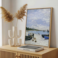Framed Canvas - Framed canvas in a stylish interior setting