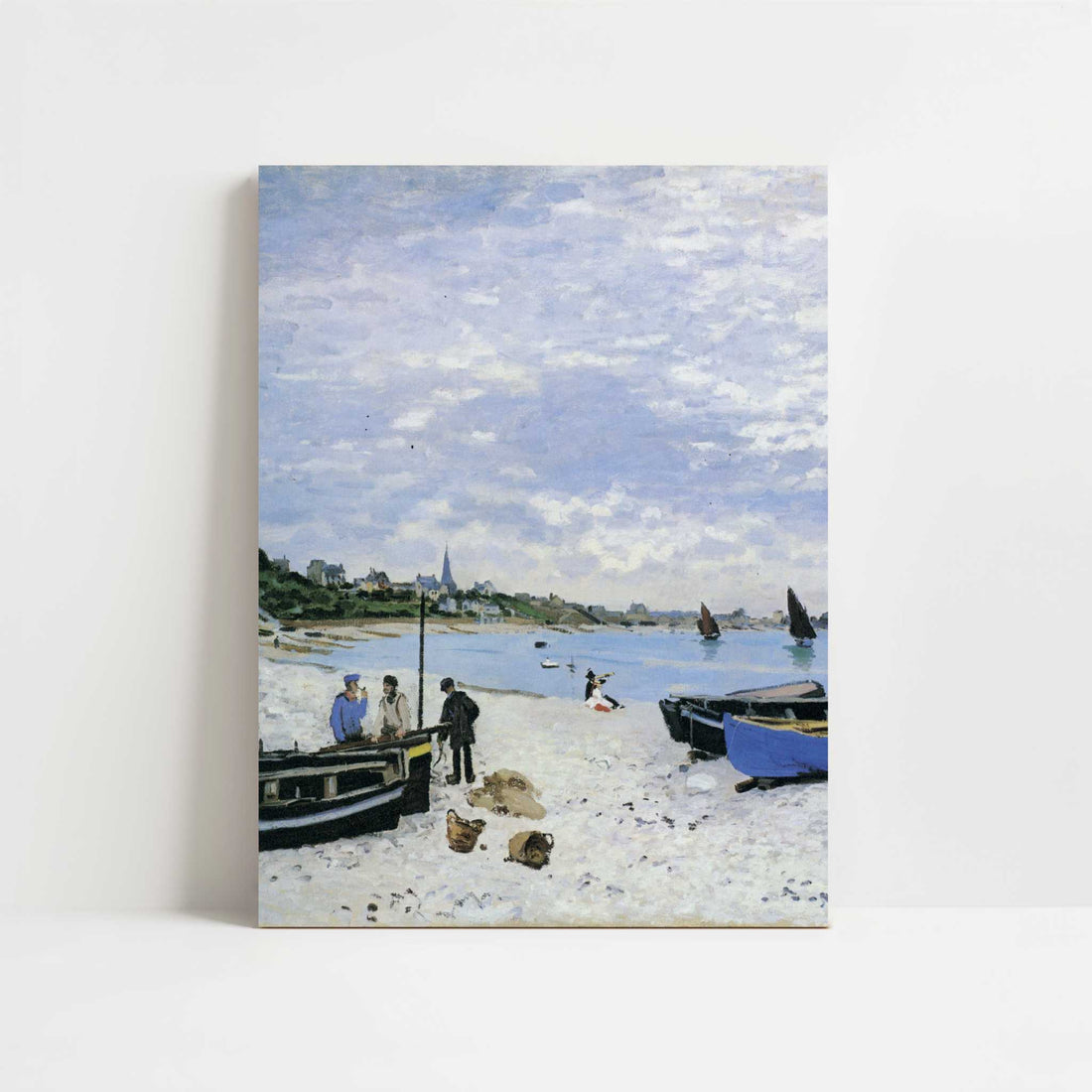 The Beach at Sainte-Adresse (1867) by Claude Monet – Art Print - Unframed art print