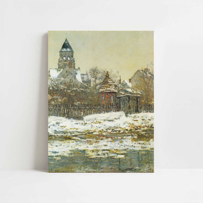 The Church at Vétheuil (1879) by Claude Monet – Art Print - Unframed art print