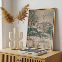 Framed Canvas - Framed canvas in a stylish interior setting