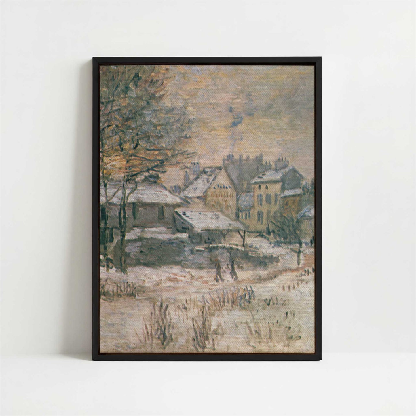 Framed Canvas - Framed canvas in black frame