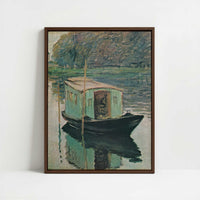 Framed Canvas - Framed canvas in dark wood color frame