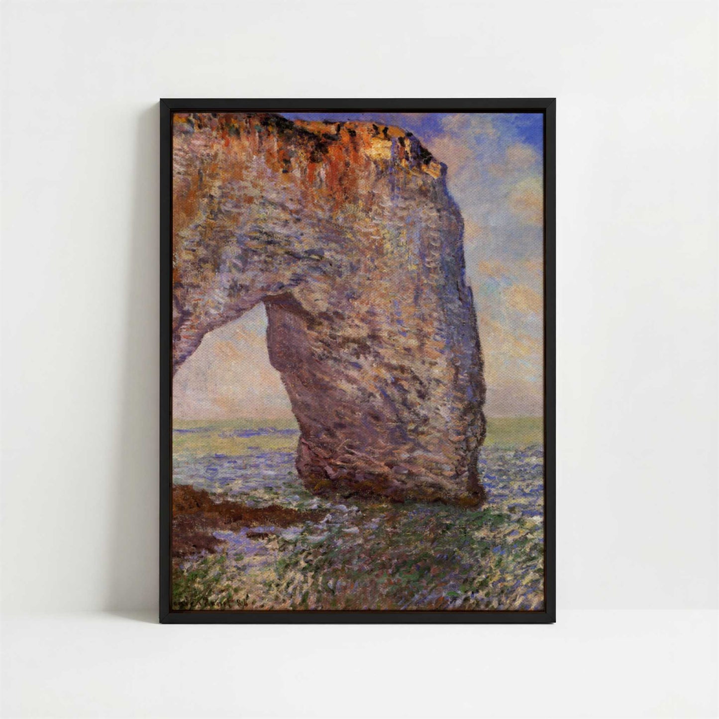 Framed Canvas - Framed canvas in black frame