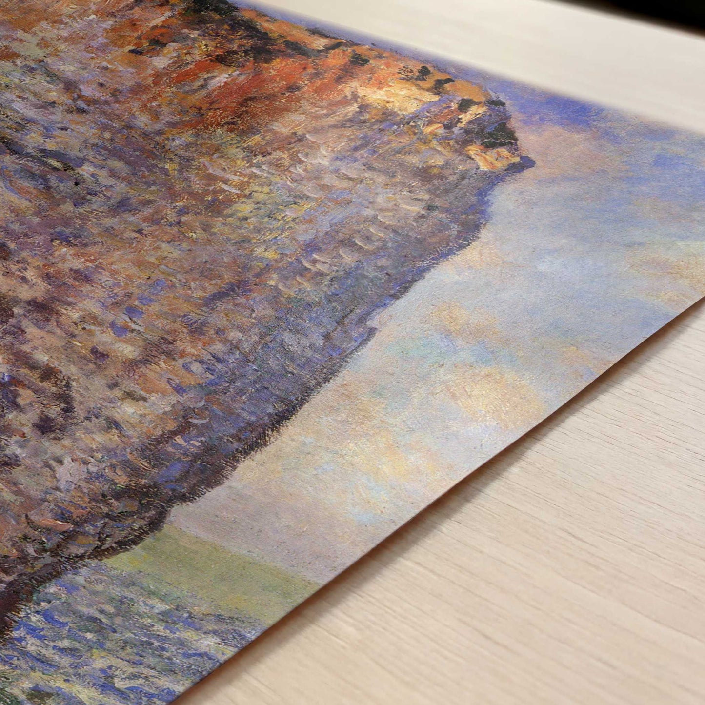 The Manneporte, Étretat (1886) by Claude Monet – Art Print - Close-up detail of the art print