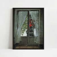 Framed Canvas - Framed canvas in black frame