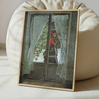 The Red Kerchief (1868–1873) by Claude Monet – Art Print - Interior inspiration