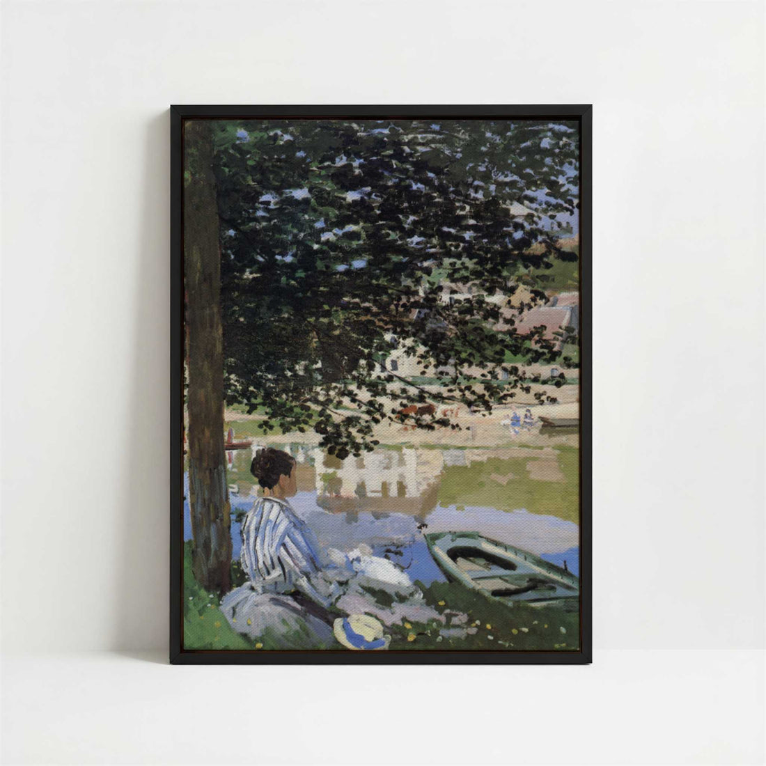 Framed Canvas - Framed canvas in black frame