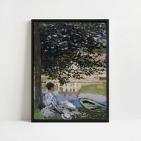 Framed Canvas - Framed canvas in black frame
