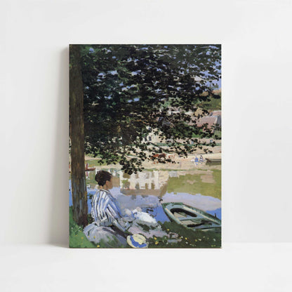 The River (1868) by Claude Monet – Art Print - Unframed art print