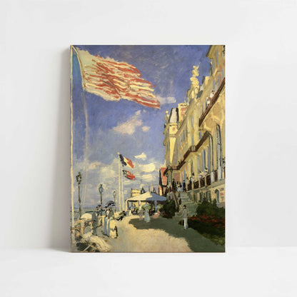 The Roches Noires Hotel at Trouville (1870) by Claude Monet – Art Print - Unframed art print