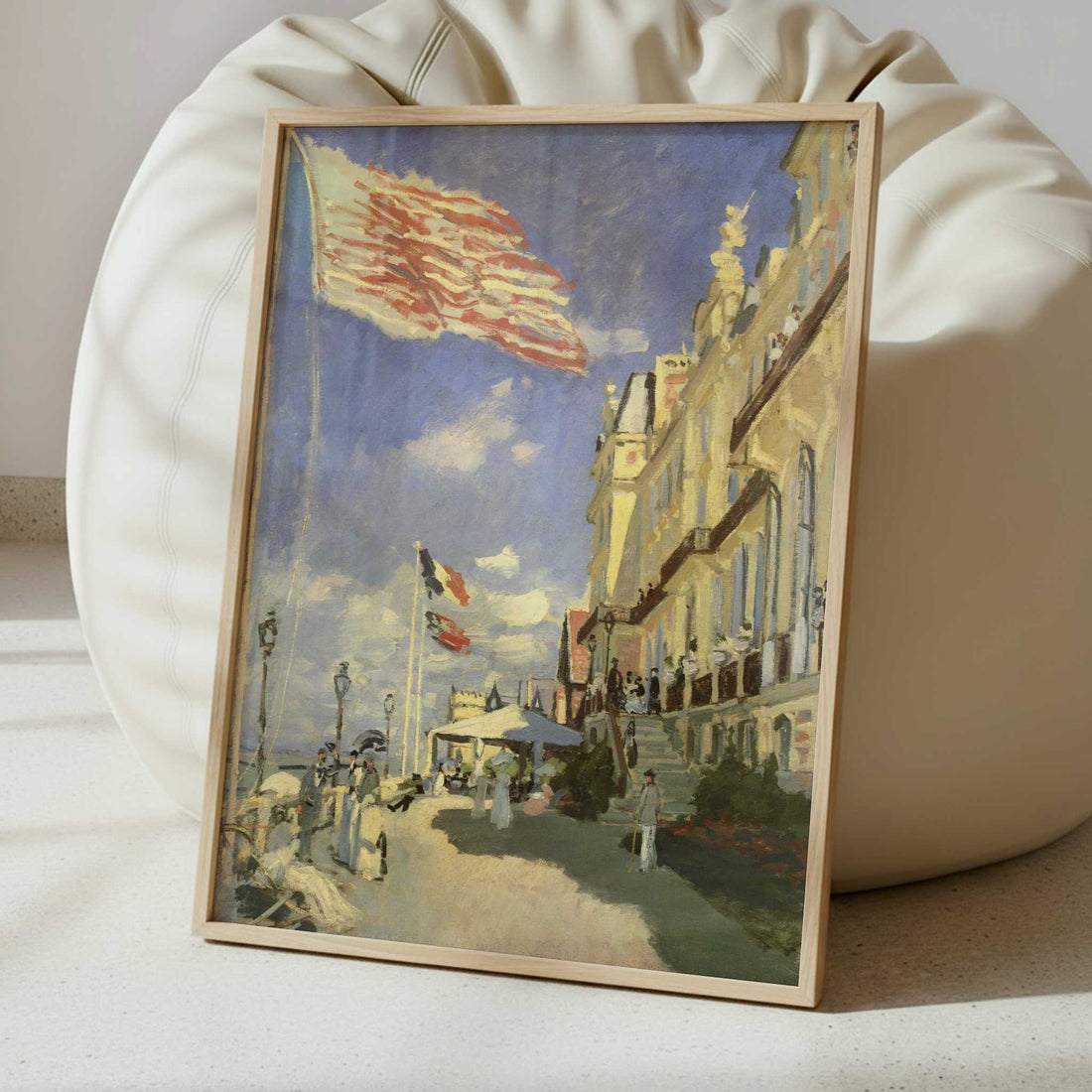 The Roches Noires Hotel at Trouville (1870) by Claude Monet – Art Print - Interior inspiration