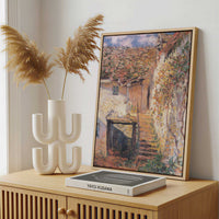 Framed Canvas - Framed canvas in a stylish interior setting