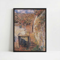 Framed Canvas - Framed canvas in black frame