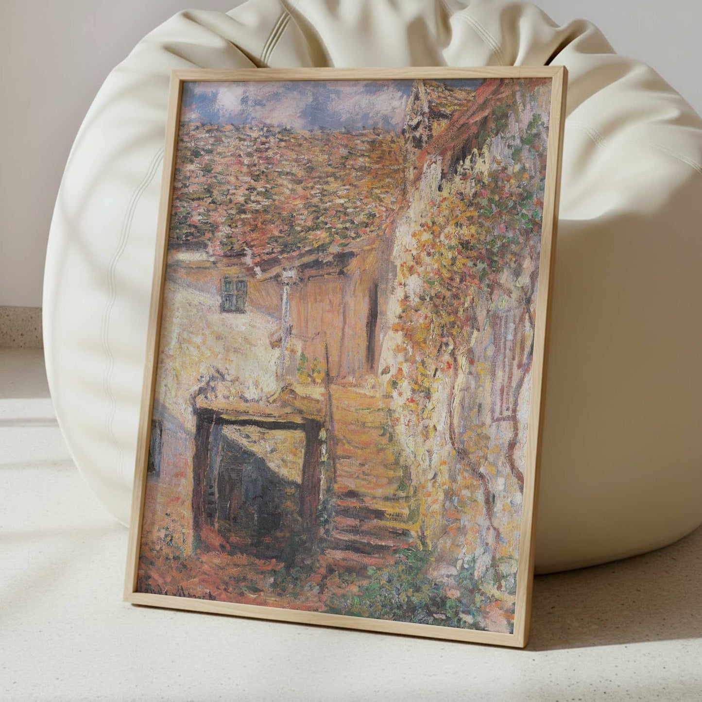 The Stairs (1878) by Claude Monet – Art Print - Interior inspiration
