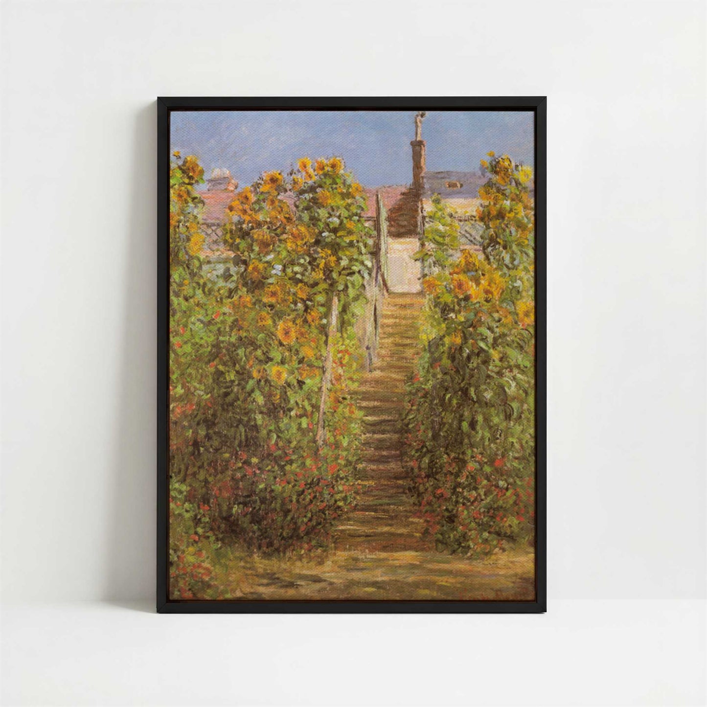 Framed Canvas - Framed canvas in black frame