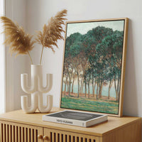 Framed Canvas - Framed canvas in a stylish interior setting