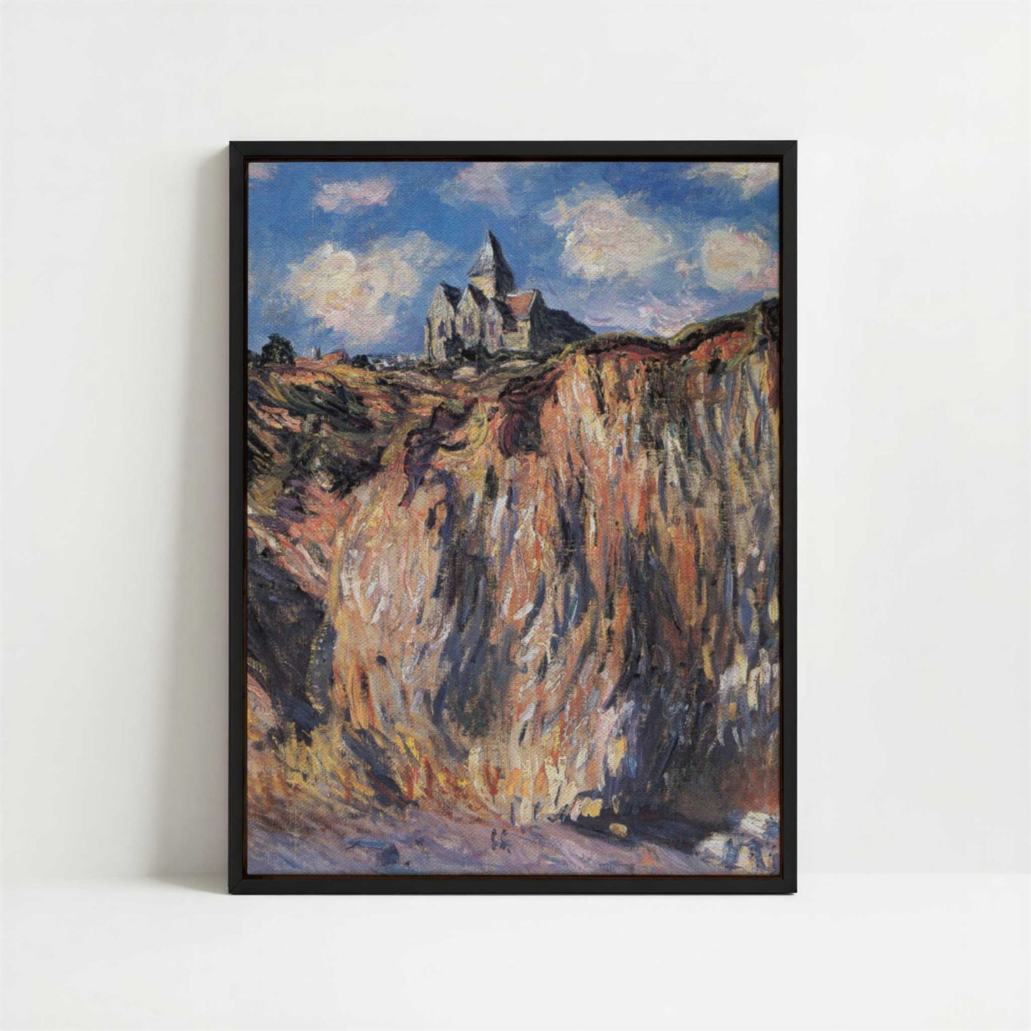 Framed Canvas - Framed canvas in black frame