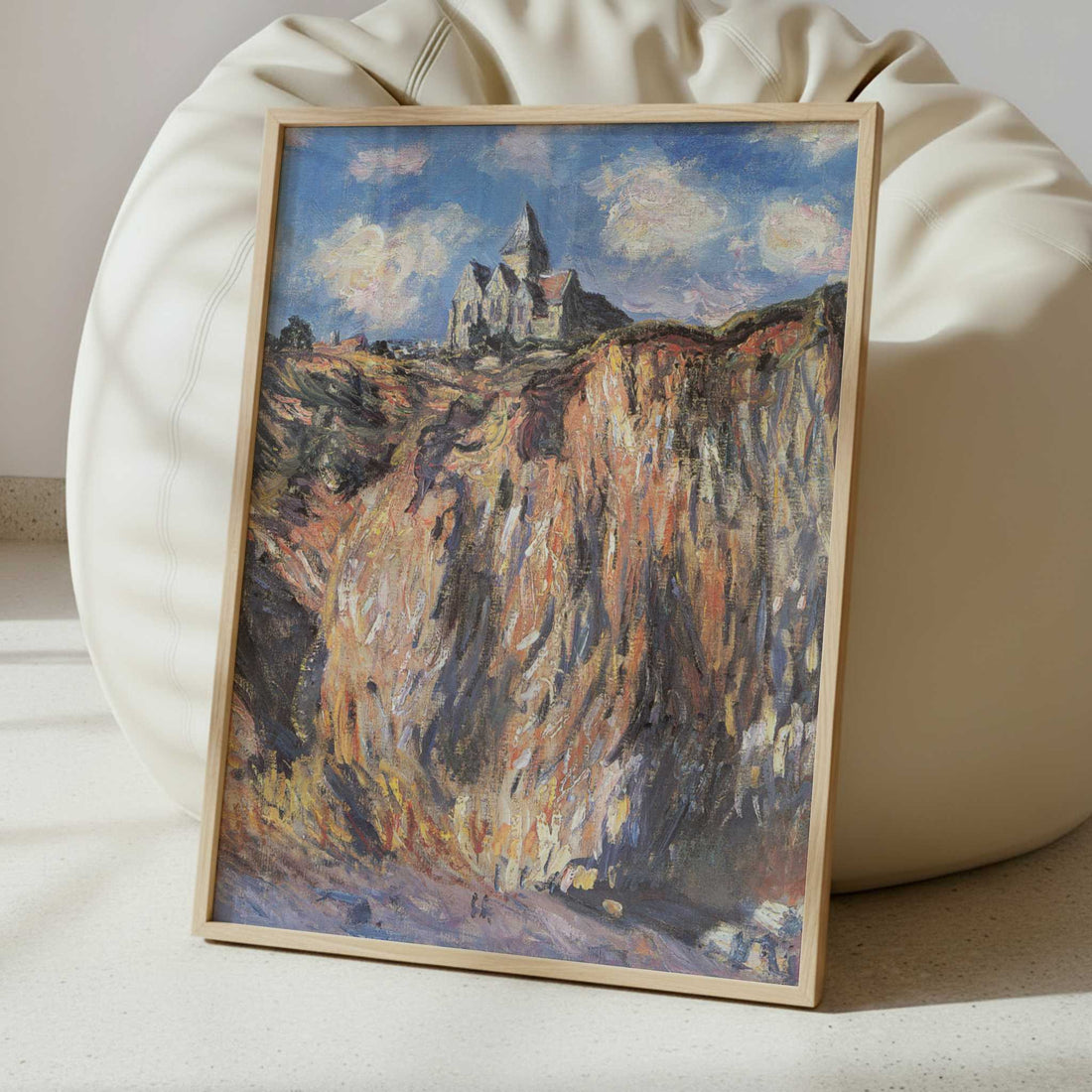 Varengeville Church (1882) by Claude Monet – Art Print - Interior inspiration