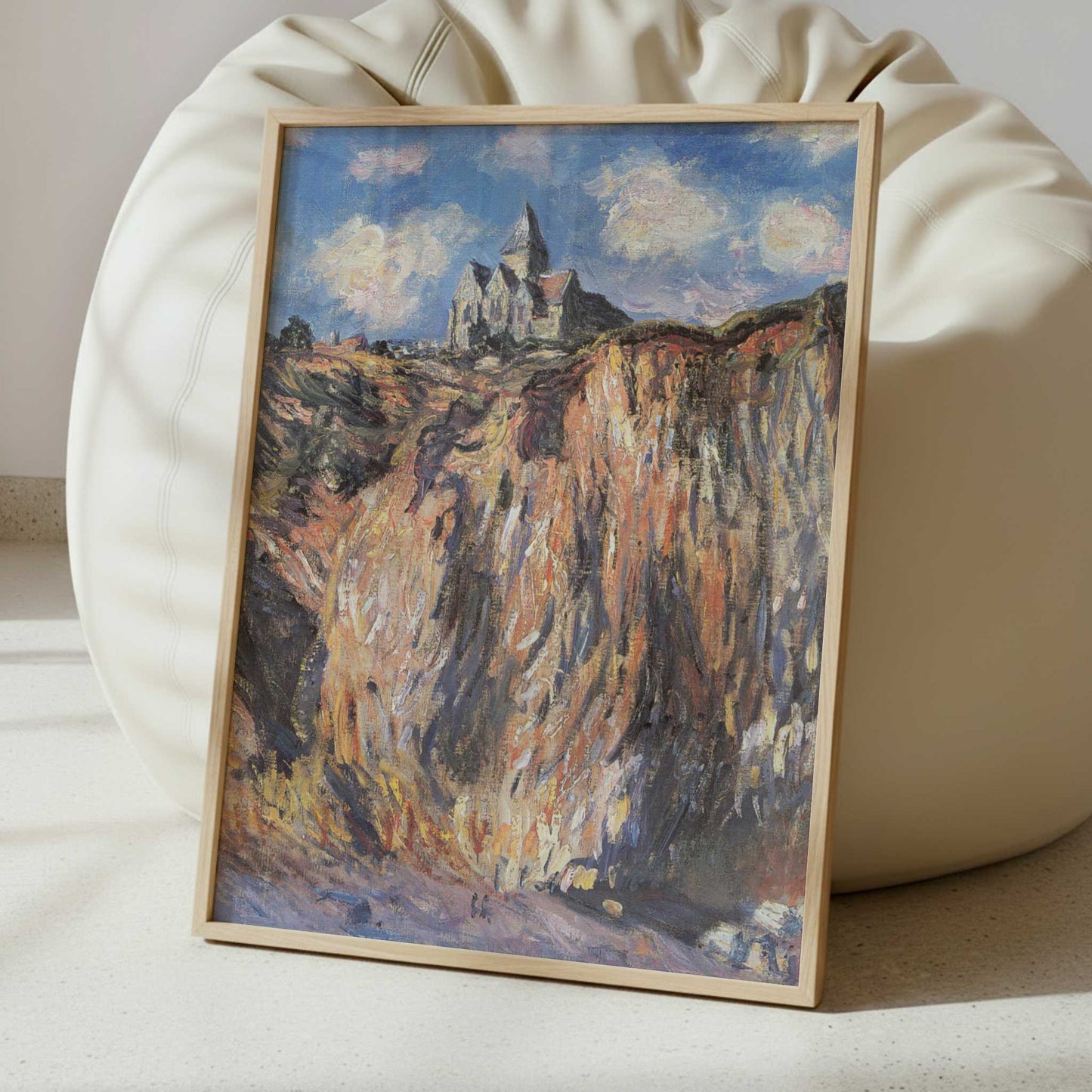 Varengeville Church (1882) by Claude Monet – Art Print - Interior inspiration