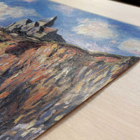 Varengeville Church (1882) by Claude Monet – Art Print - Close-up detail of the art print