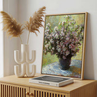 Framed Canvas - Framed canvas in a stylish interior setting