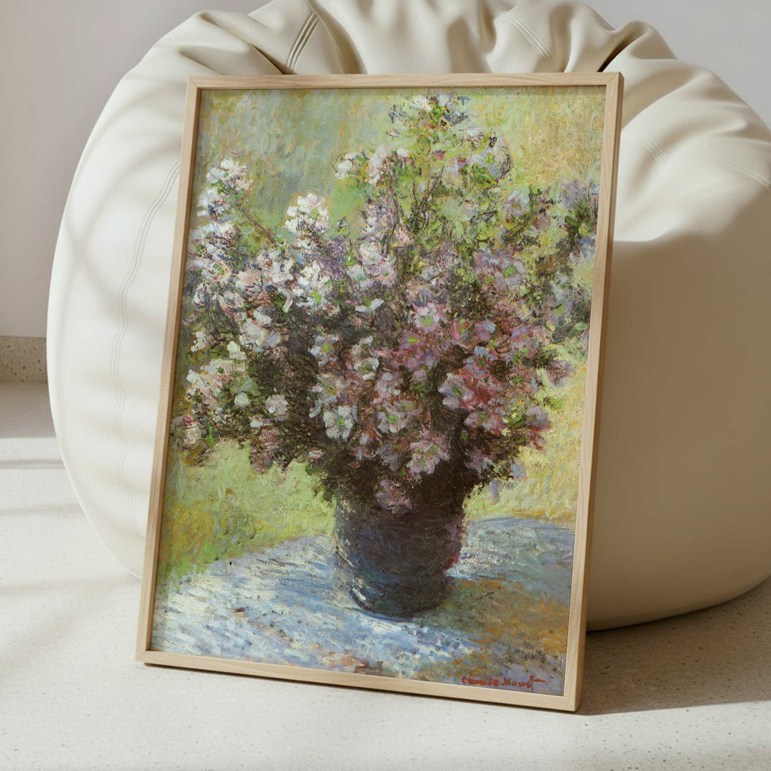 Vase of Flowers (1881) by Claude Monet – Art Print - Interior inspiration