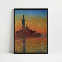 Framed Canvas - Framed canvas in black frame