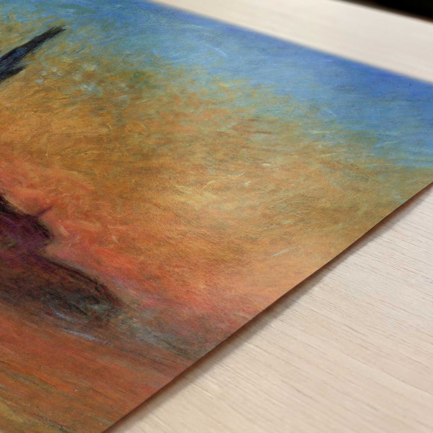 Venice at Dusk (1908) by Claude Monet – Art Print - Close-up detail of the art print