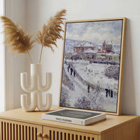 Framed Canvas - Framed canvas in a stylish interior setting