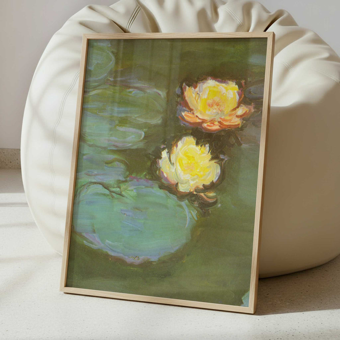 Water-lilies (1907–8) by Claude Monet – Art Print - Interior inspiration