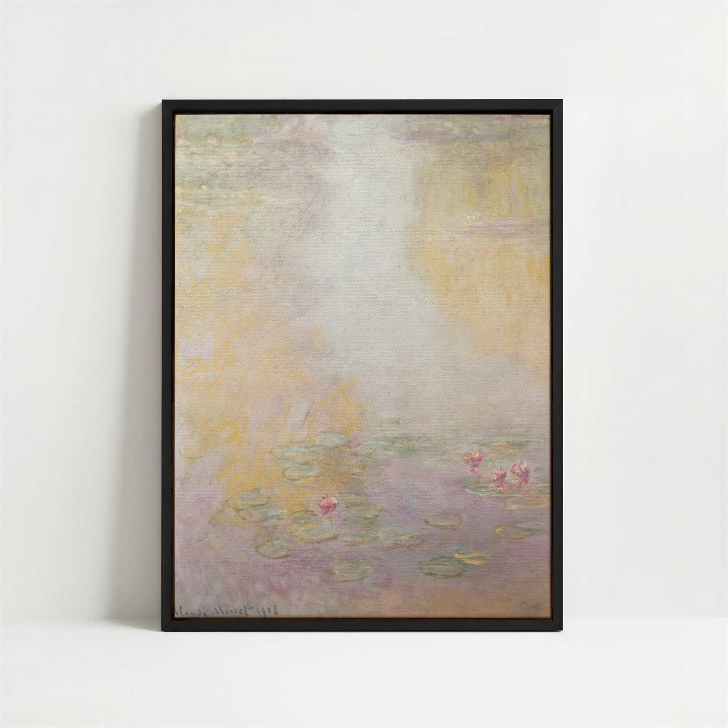 Framed Canvas - Framed canvas in black frame