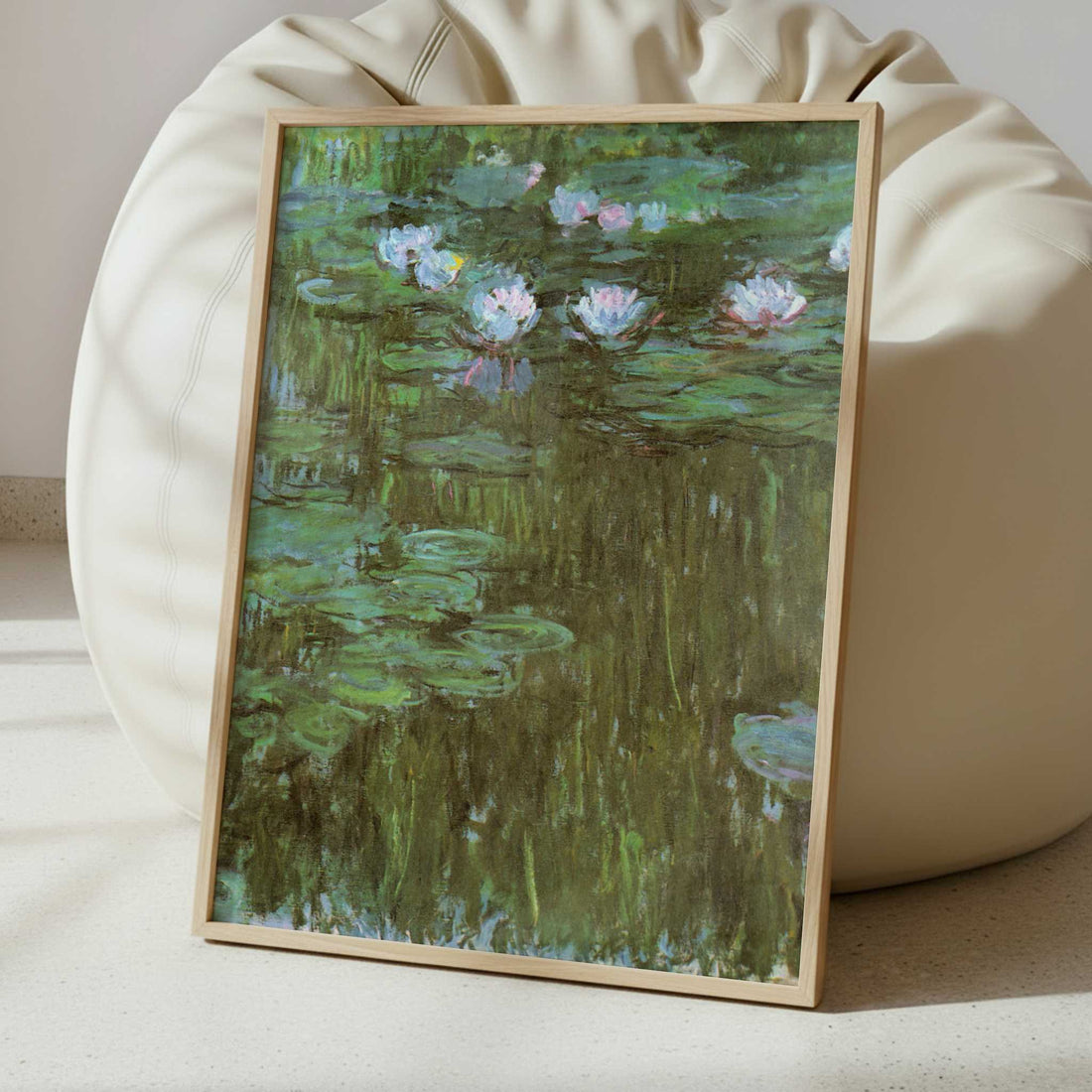 Water-lilies (1909–26) by Claude Monet – Art Print - Interior inspiration
