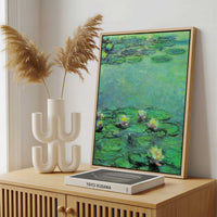 Framed Canvas - Framed canvas in a stylish interior setting