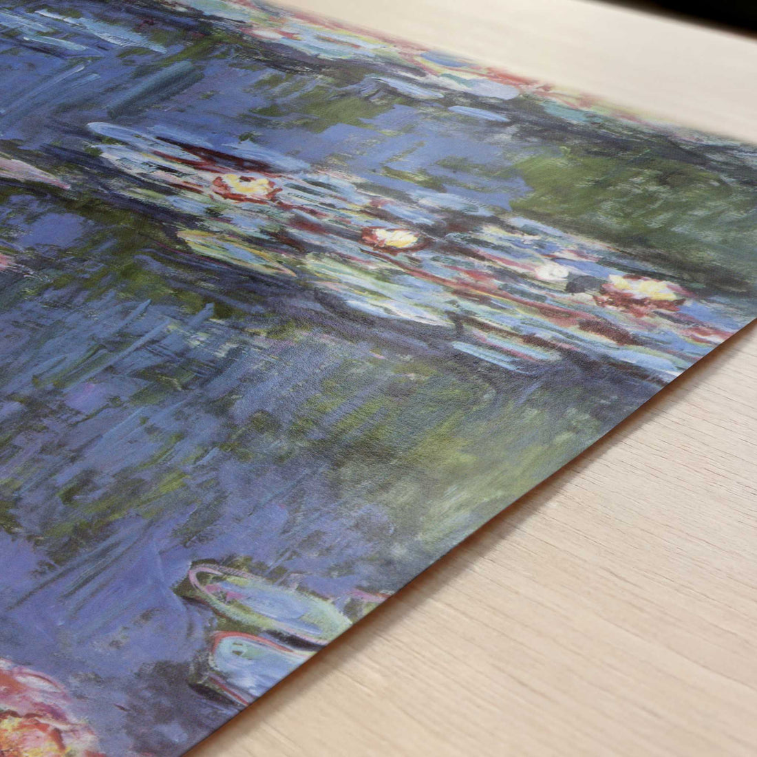 Water-lilies (1914) by Claude Monet – Art Print - Close-up detail of the art print