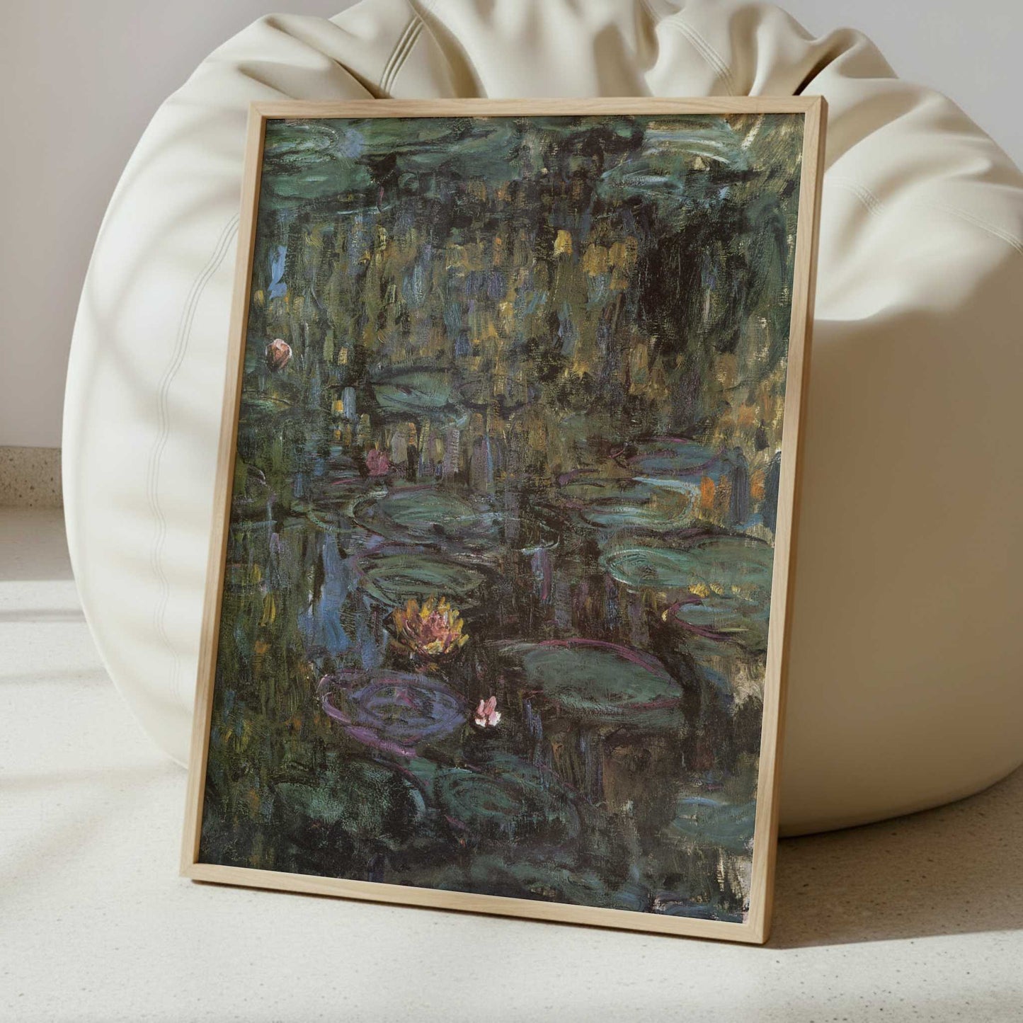 Water-lilies (1915-17) by Claude Monet – Art Print - Interior inspiration