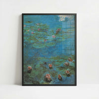 Water-lilies (1920–22) by Claude Monet – Art Print - Art print in black frame
