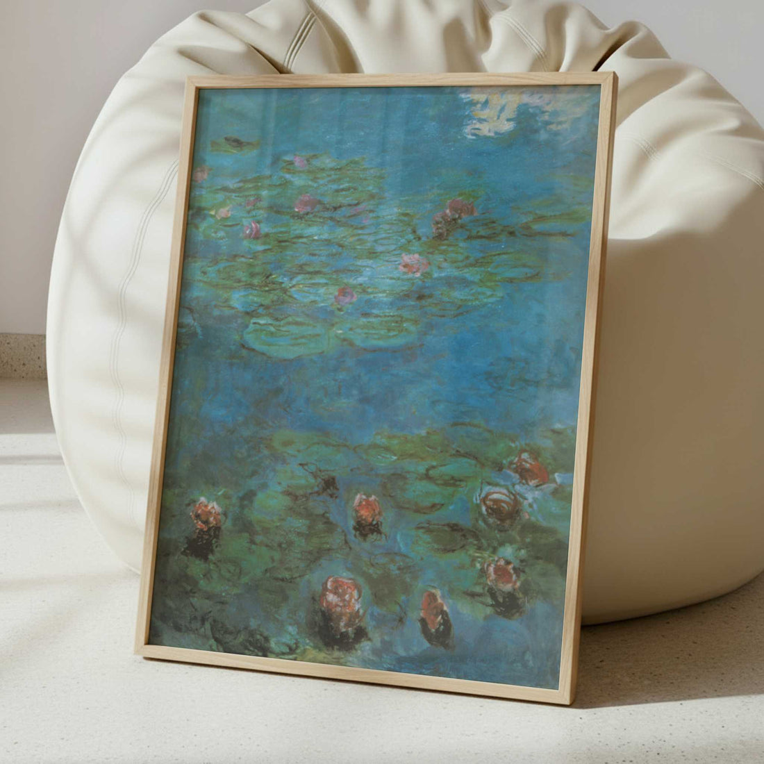 Water-lilies (1920–22) by Claude Monet – Art Print - Interior inspiration