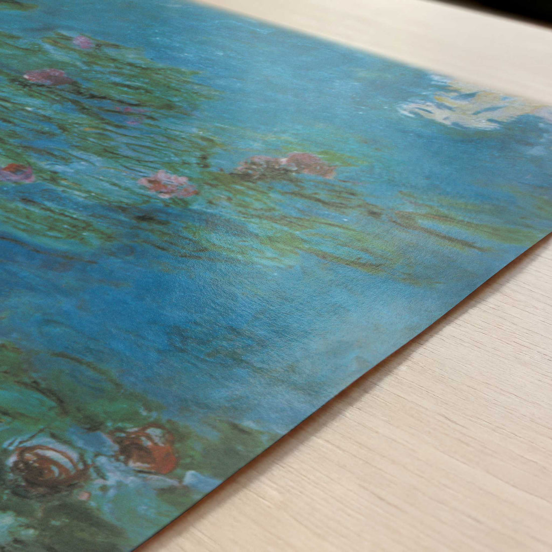 Water-lilies (1920–22) by Claude Monet – Art Print - Close-up detail of the art print