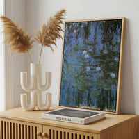Framed Canvas - Framed canvas in a stylish interior setting
