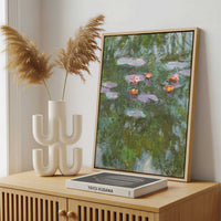 Framed Canvas - Framed canvas in a stylish interior setting