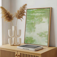 Framed Canvas - Framed canvas in a stylish interior setting