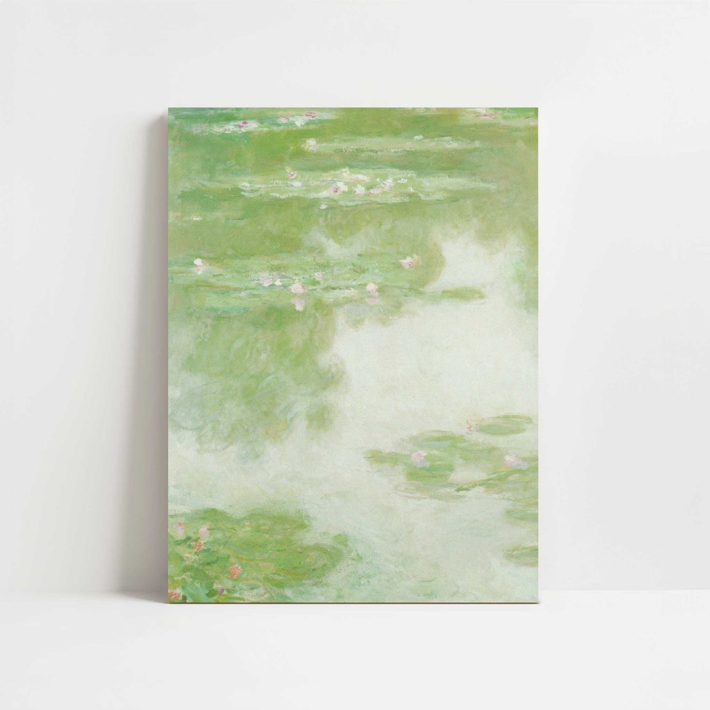 Water-lilies Green (1907) by Claude Monet – Art Print - Unframed art print