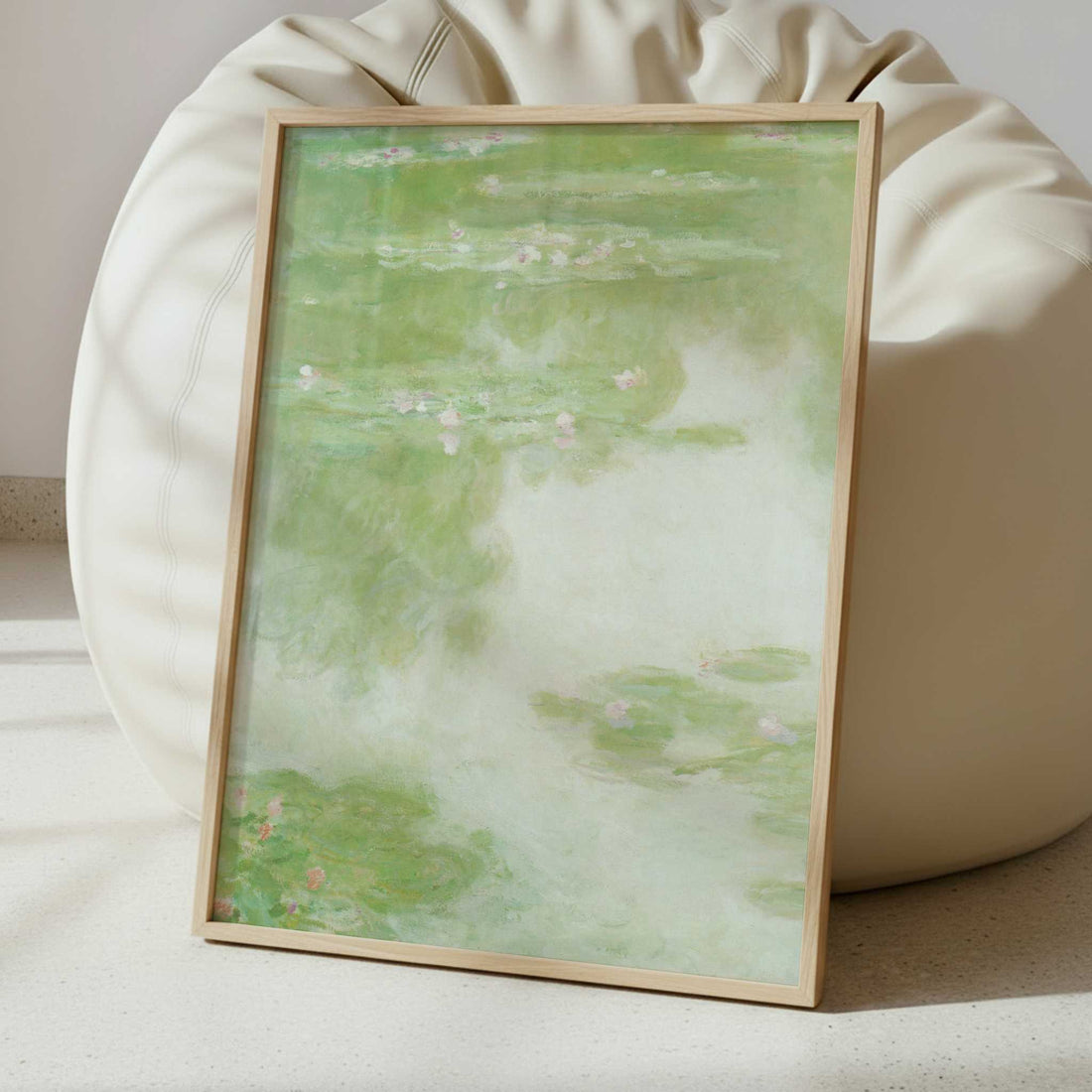 Water-lilies Green (1907) by Claude Monet – Art Print - Interior inspiration