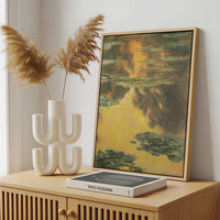 Framed Canvas - Framed canvas in a stylish interior setting