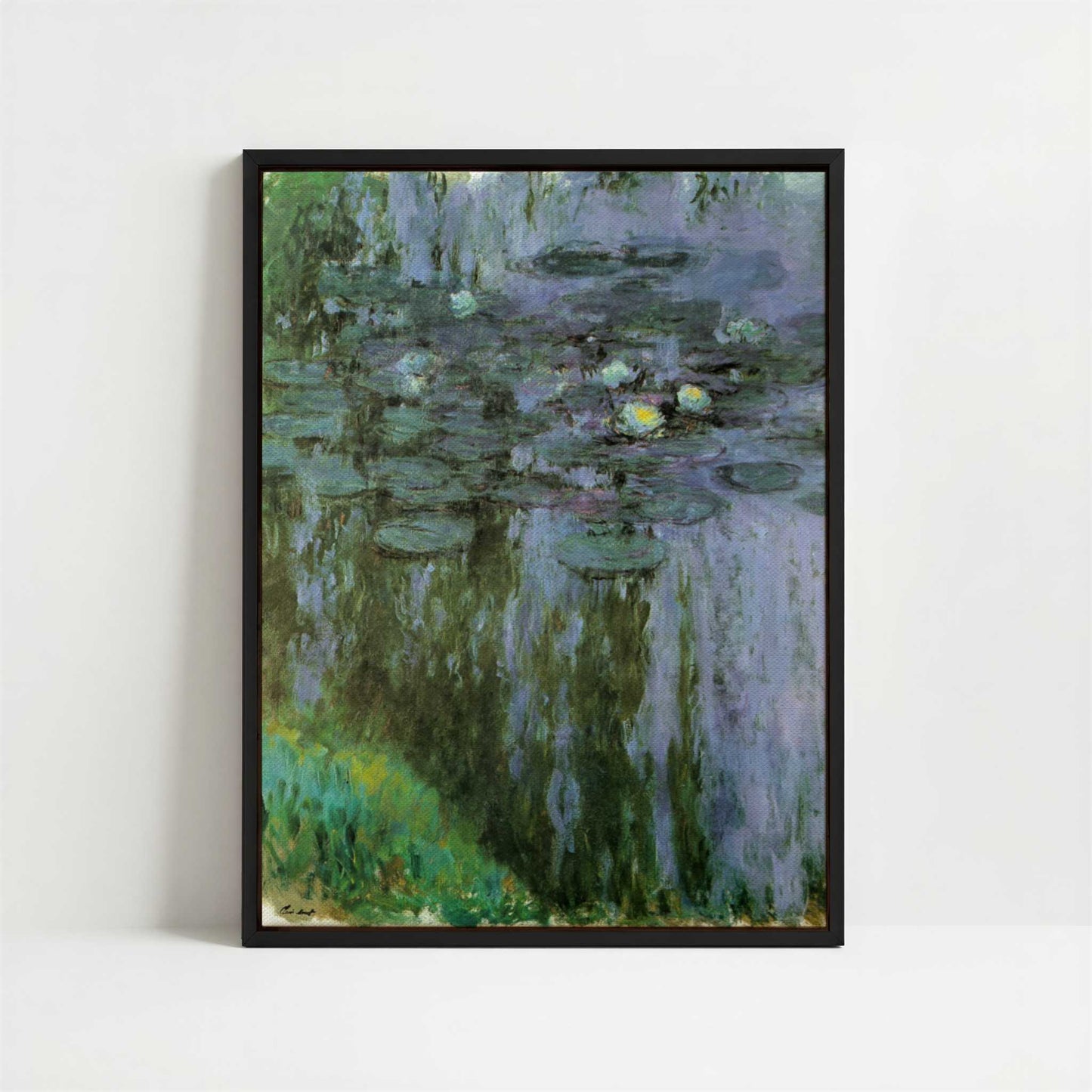 Framed Canvas - Framed canvas in black frame