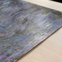 Water-lilies purple (c.1912) by Claude Monet – Art Print - Close-up detail of the art print