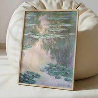 Water-lily Pond (1907) by Claude Monet – Art Print - Interior inspiration