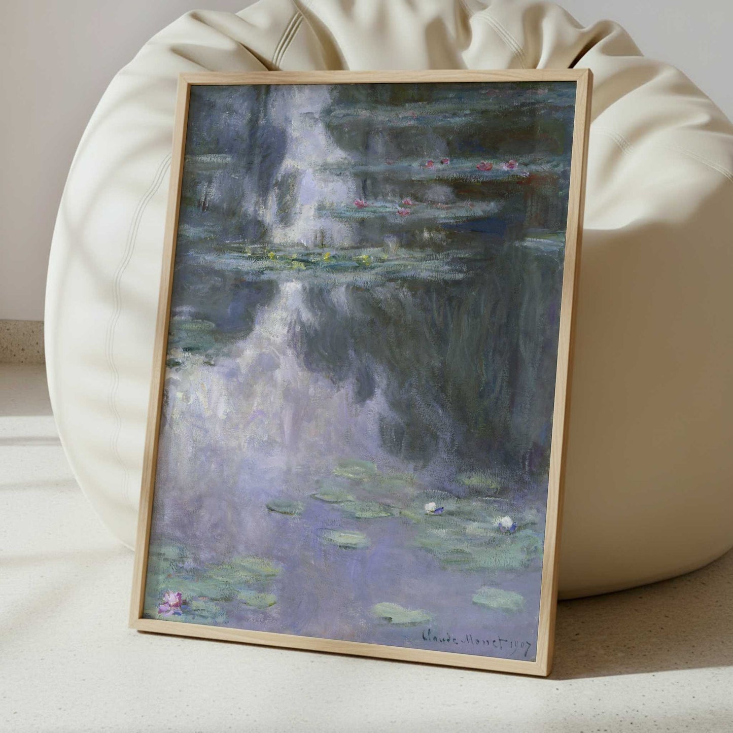 Water Lilies (1907) by Claude Monet – Art Print - Interior inspiration