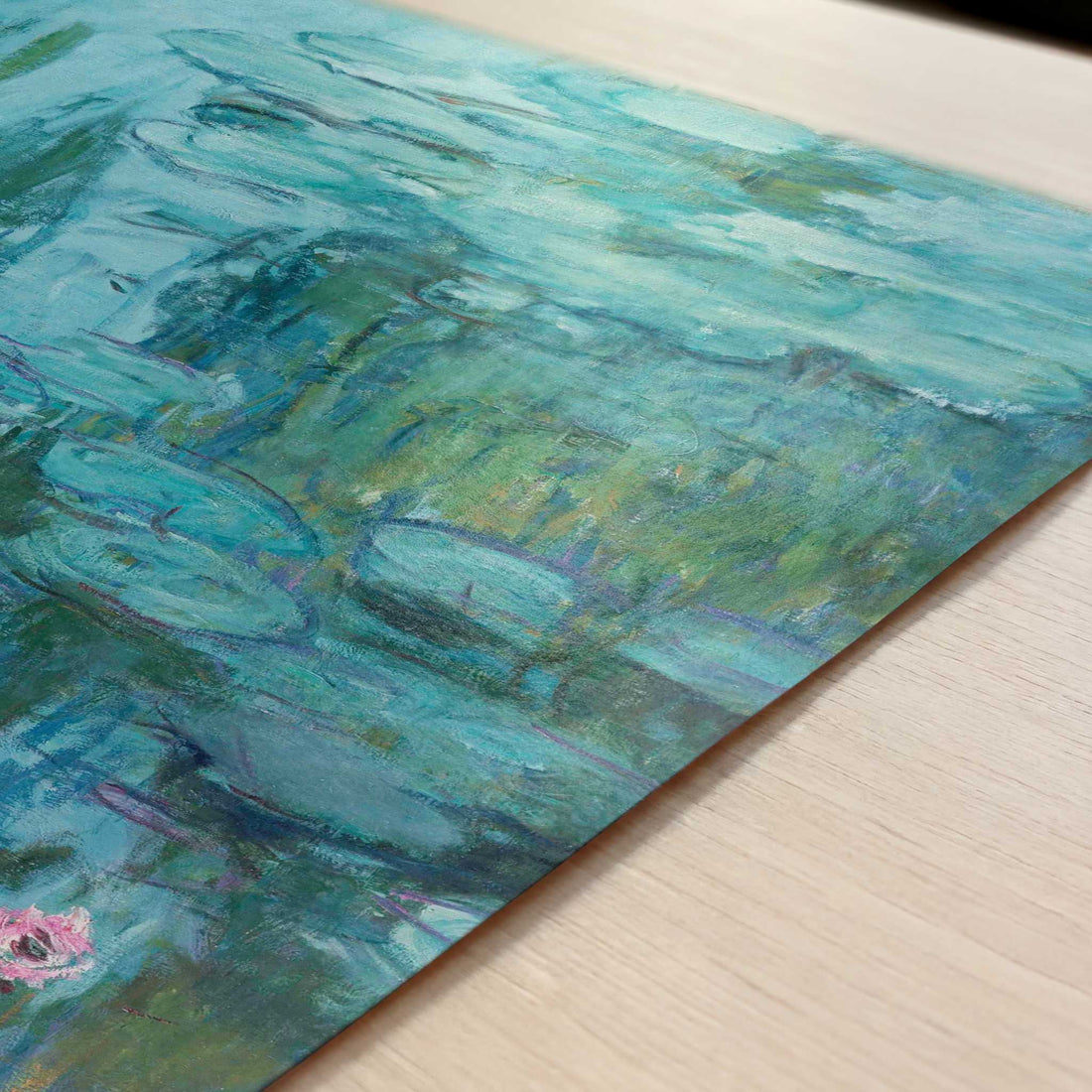 Water Lilies (c. 1915) by Claude Monet – Art Print - Close-up detail of the art print